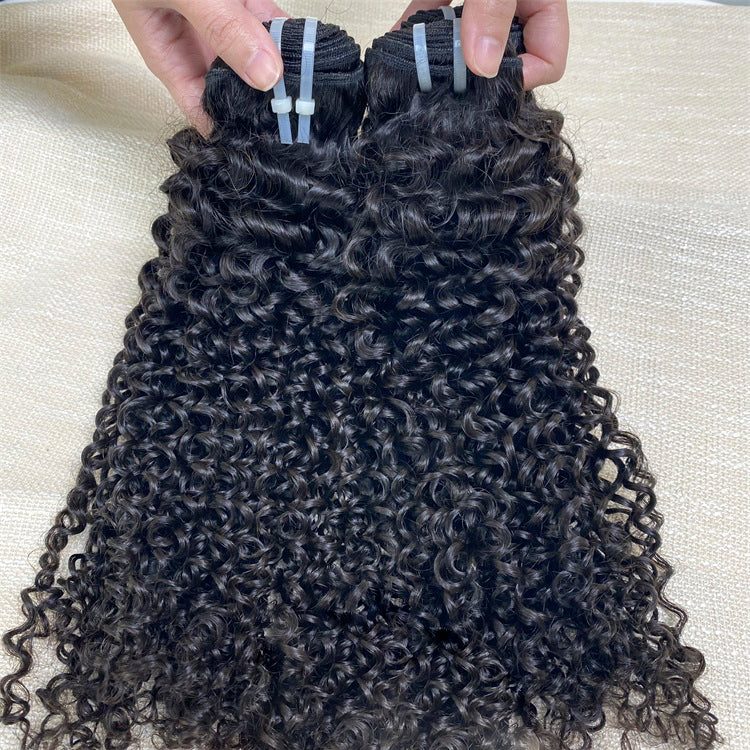 Clear Glow Hair Flawless Raw Hair One Donor Hair 3 Bundles/Lot Curly Hair Weaves Hair Bundles