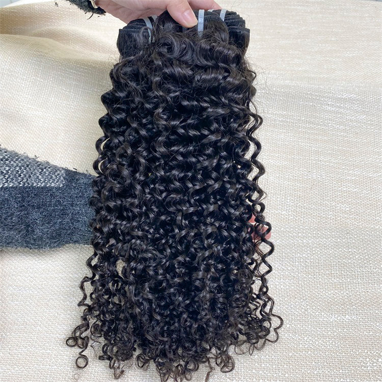 Clear Glow Hair Flawless Raw Hair One Donor Hair 3 Bundles/Lot Curly Hair Weaves Hair Bundles