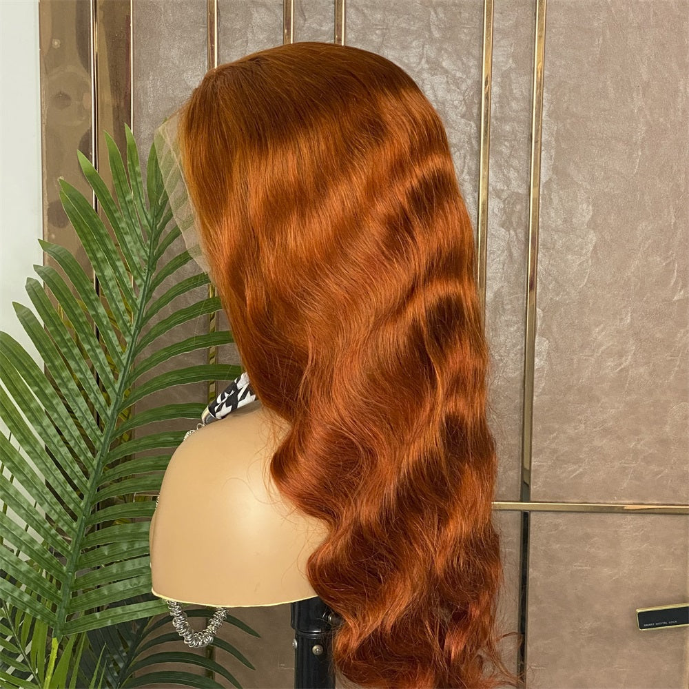 Clear Glow Hair Ginger #350 Human Hair Wig 13x4 Lace Front Wig Body Wave Hair Wig
