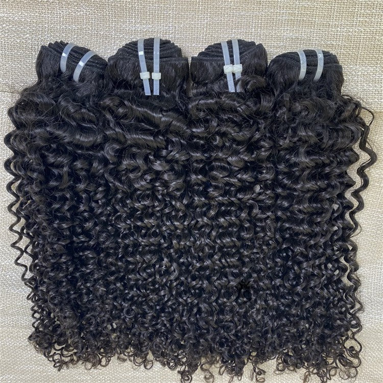 Clear Glow Hair Flawless Raw Hair One Donor Hair 3 Bundles/Lot Curly Hair Weaves Hair Bundles