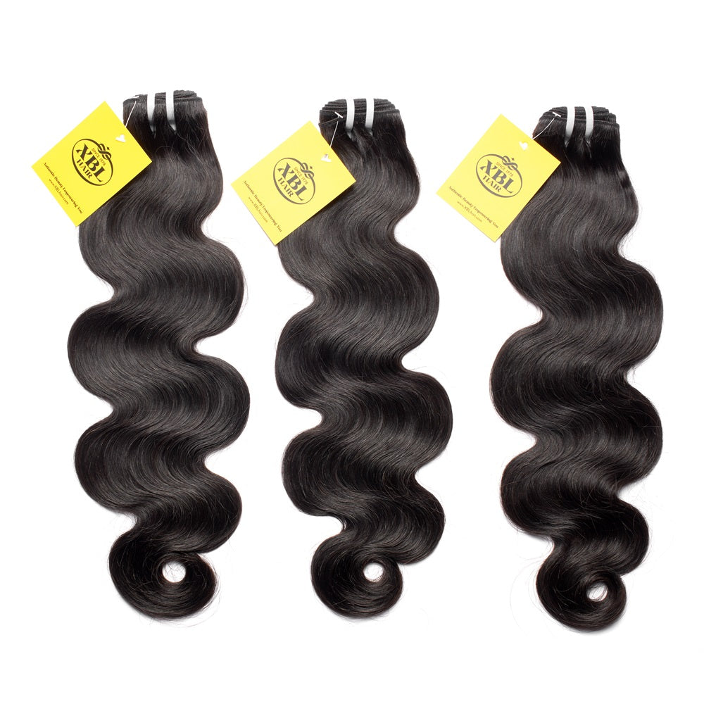 XBLhair Flawless Raw Hair Premium One Donor 3 Bundle Deal Body wave