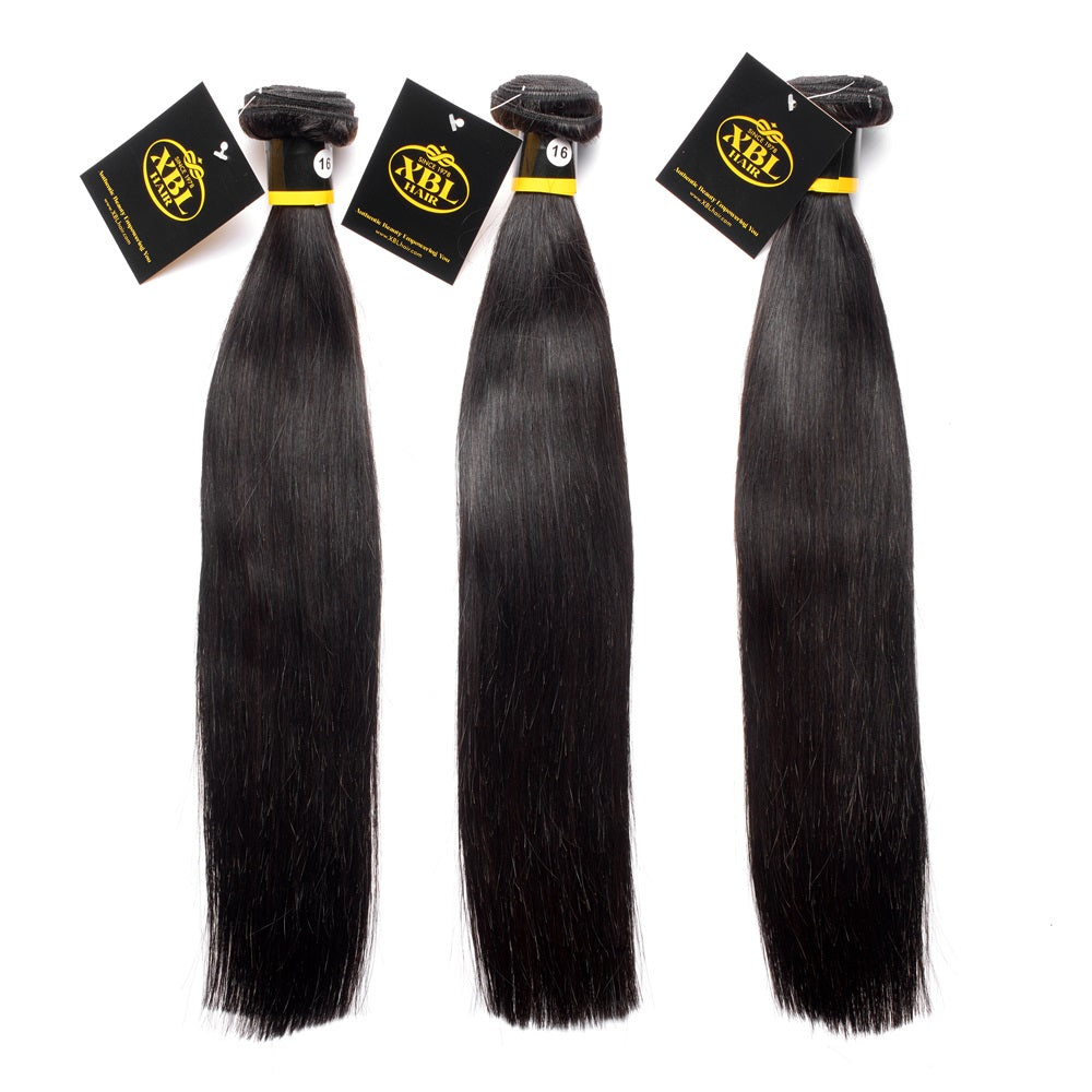Clear Glow Hair Lovely Brazilian Mink Hair Straight Virgin Hair Extensions