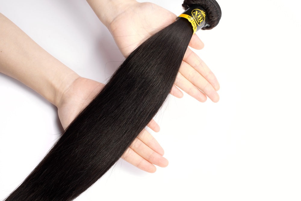 Clear Glow Hair Lovely Brazilian Mink Hair Straight Virgin Hair Extensions